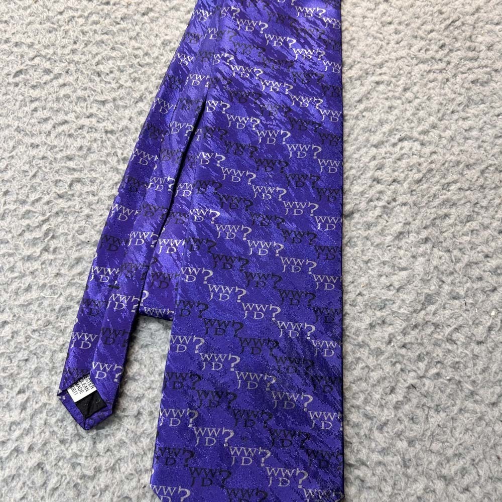 What Would Jesus Do WWJD Mens Neck Tie Business Church Christian